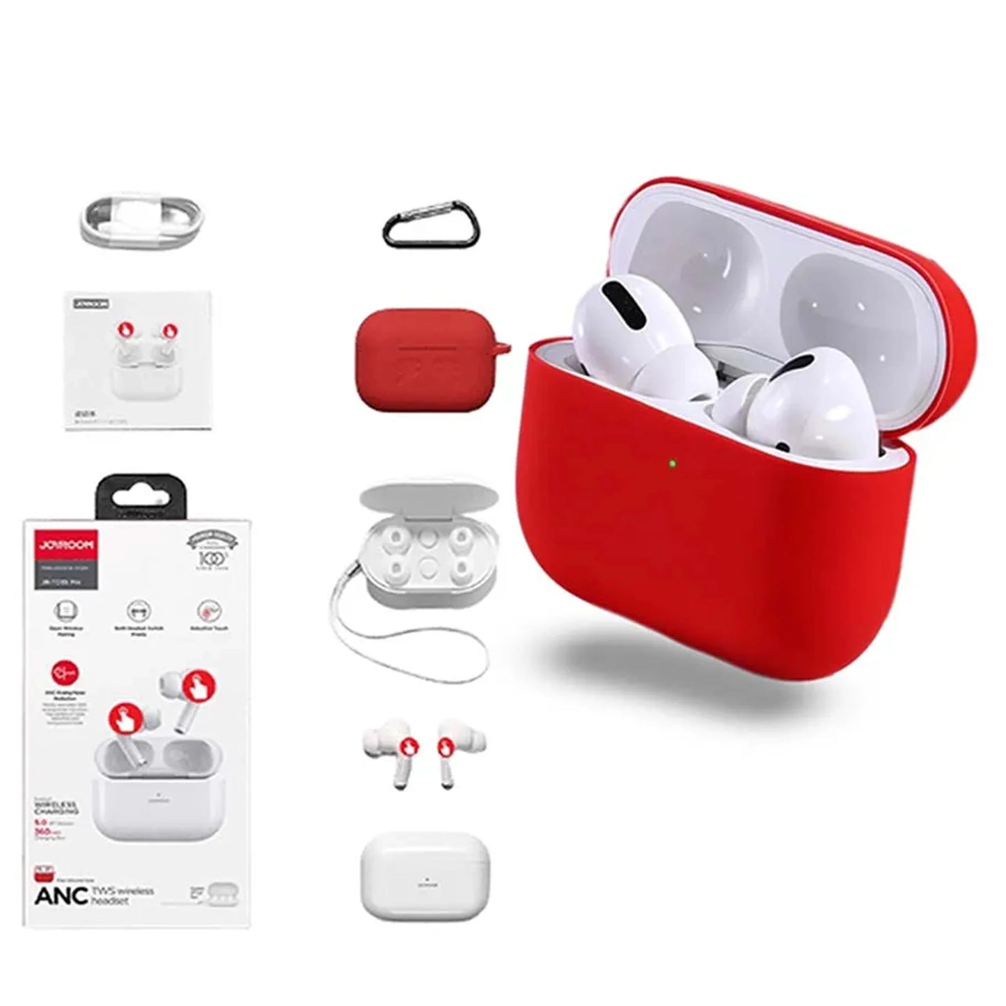 Joyroom JR-T03S Pro TWS 2022 Edition Bluetooth Noise Cancelling Technology ( ANC )