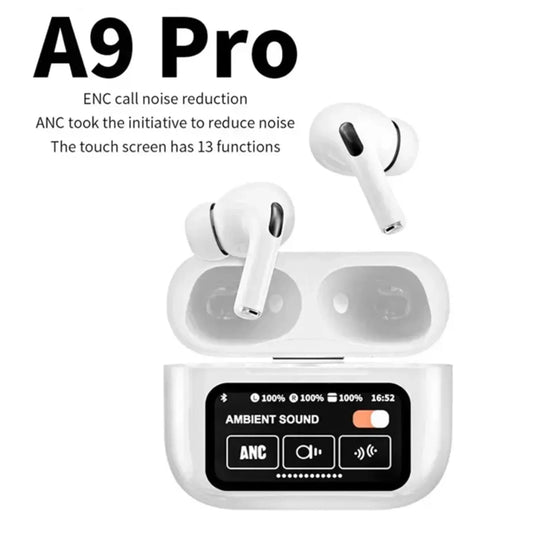 A9 PRO WITH DIGITAL DISPLAY NEW AIRPODS WITH Touch Screen ANC