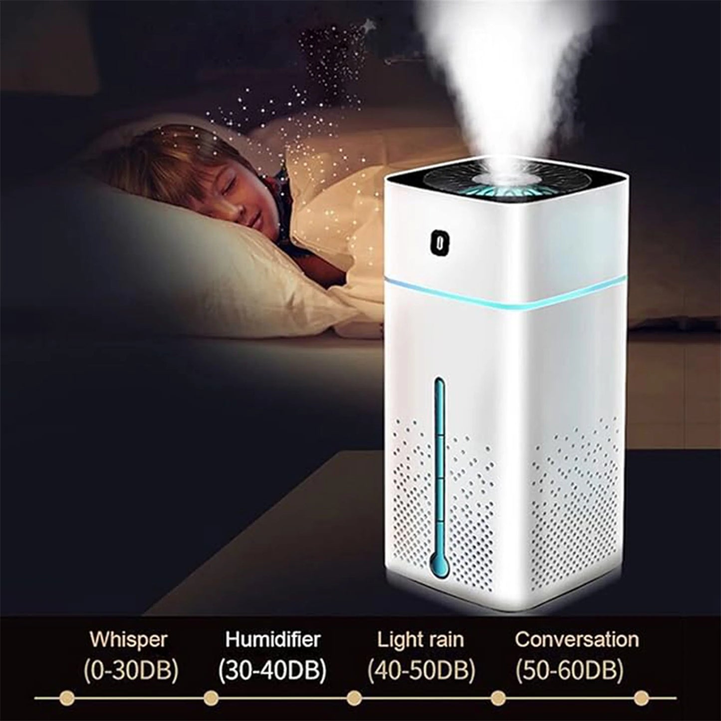 Hot Price Home Office Desk USB Ultrasonic Humidifier 1 Large Capacity Air Purifier for Humidifier