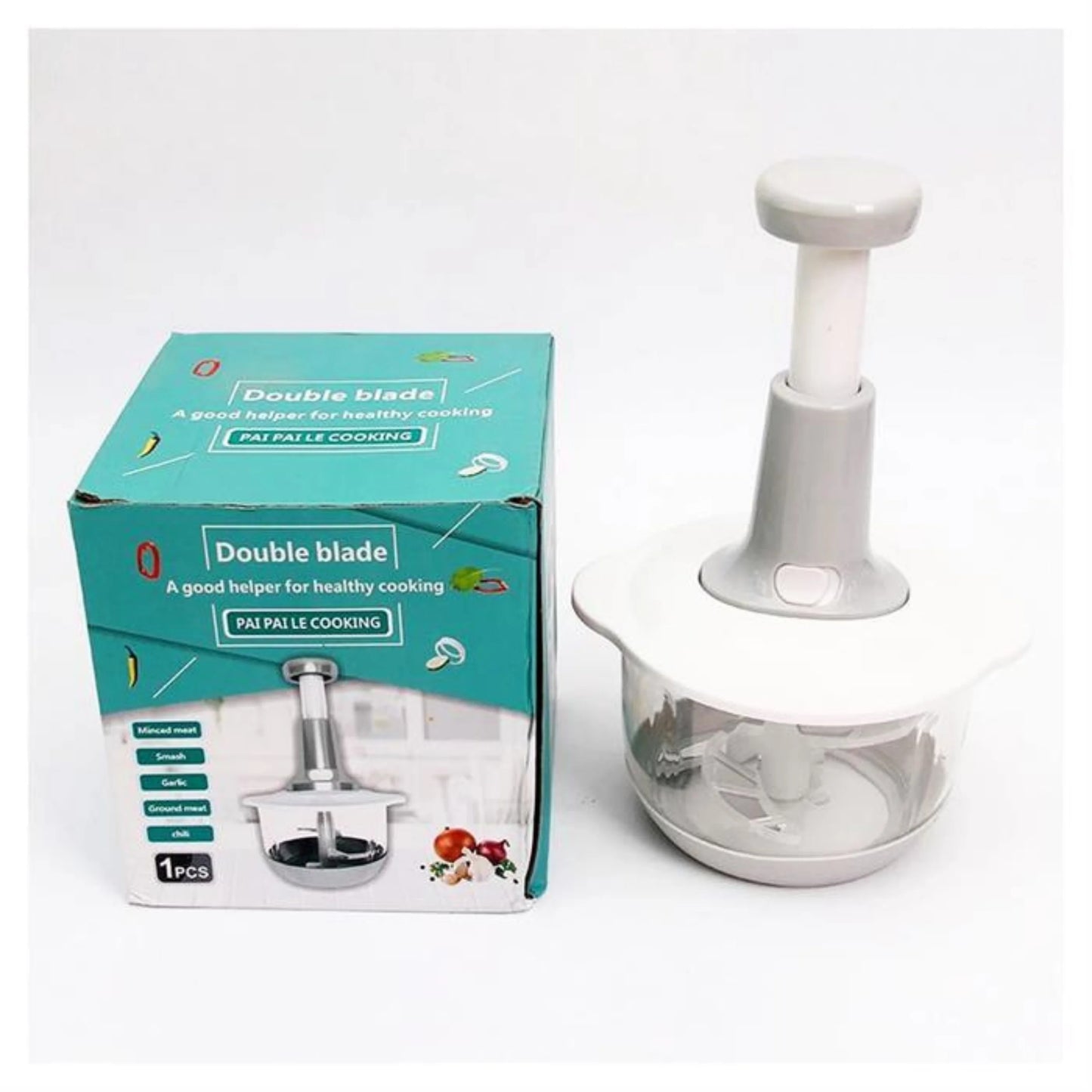 Manual Hand Push Chopper Grinder For Vegetables & Meat