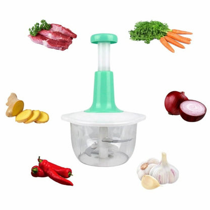 Manual Hand Push Chopper Grinder For Vegetables & Meat